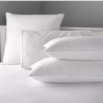 مخدة فندقية 3D من القطن 100% - أبيض 75x50 سم